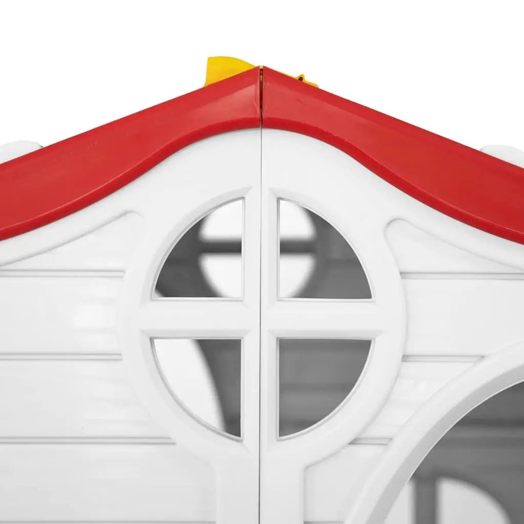 Kids Foldable Playhouse Cottage Multicolour Portable Size