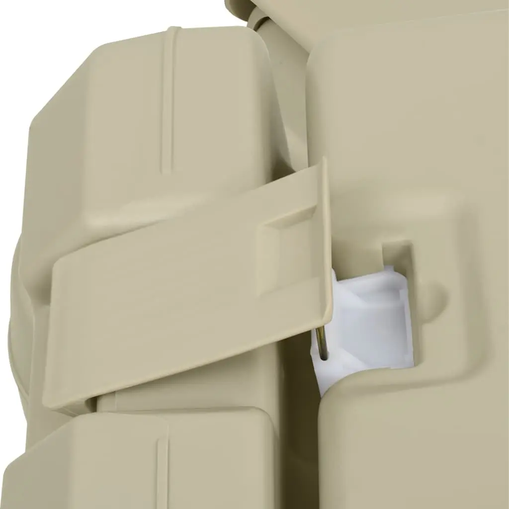 Portable Camping Toilet Set 10L Waste 10L Fresh Water Handwash Station 17L Grey