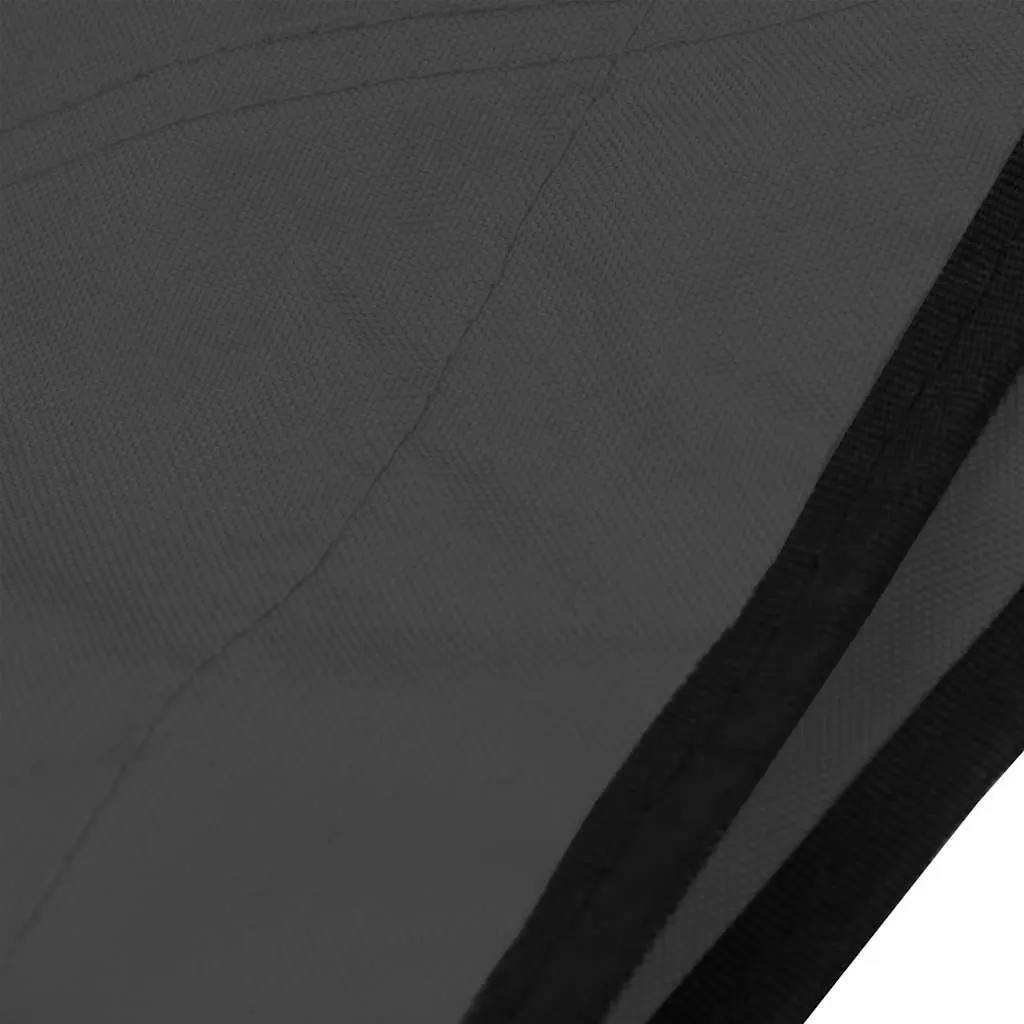 3 Bow Bimini Top Boat Canopy Anthracite Adjustable Width 137 cm