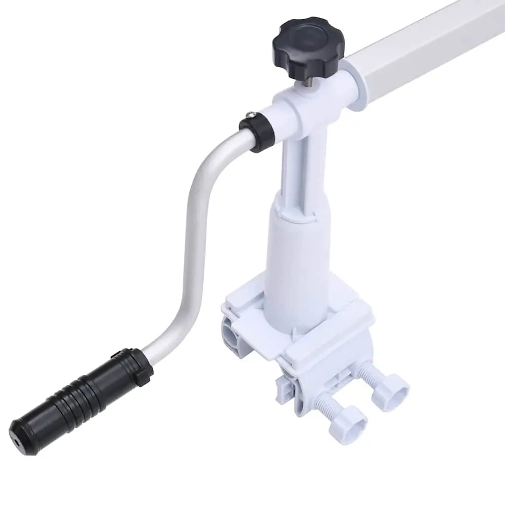 Pool Cover Roller Hand Crank Adjustable Slide Base Maximum Width 6.15m
