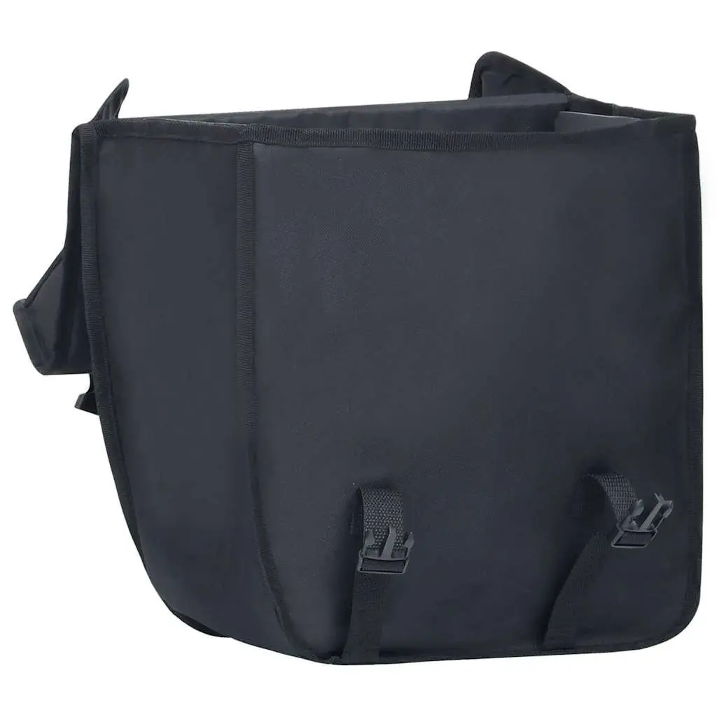 Bicycle Pannier Bag Waterproof 21L Storage Rack Mount Black