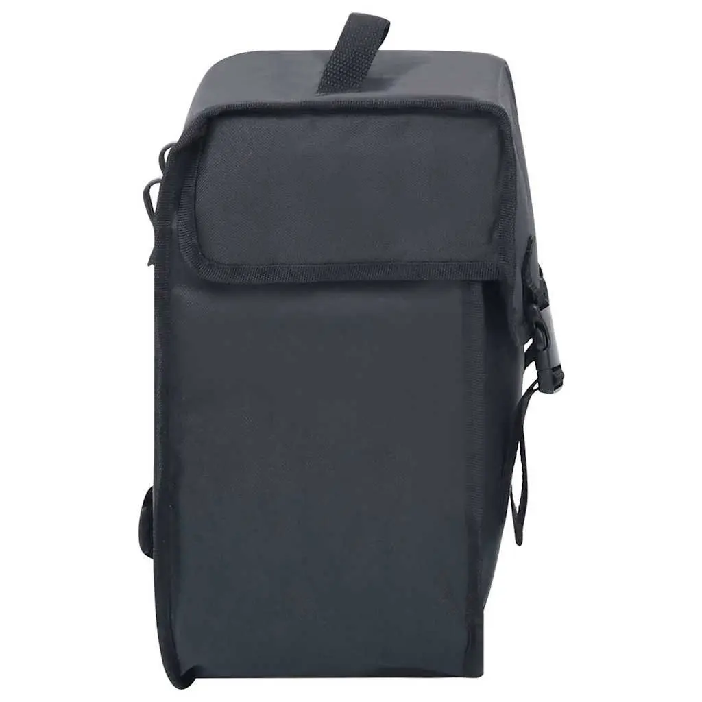 Bicycle Pannier Bag Waterproof 21L Storage Rack Mount Black