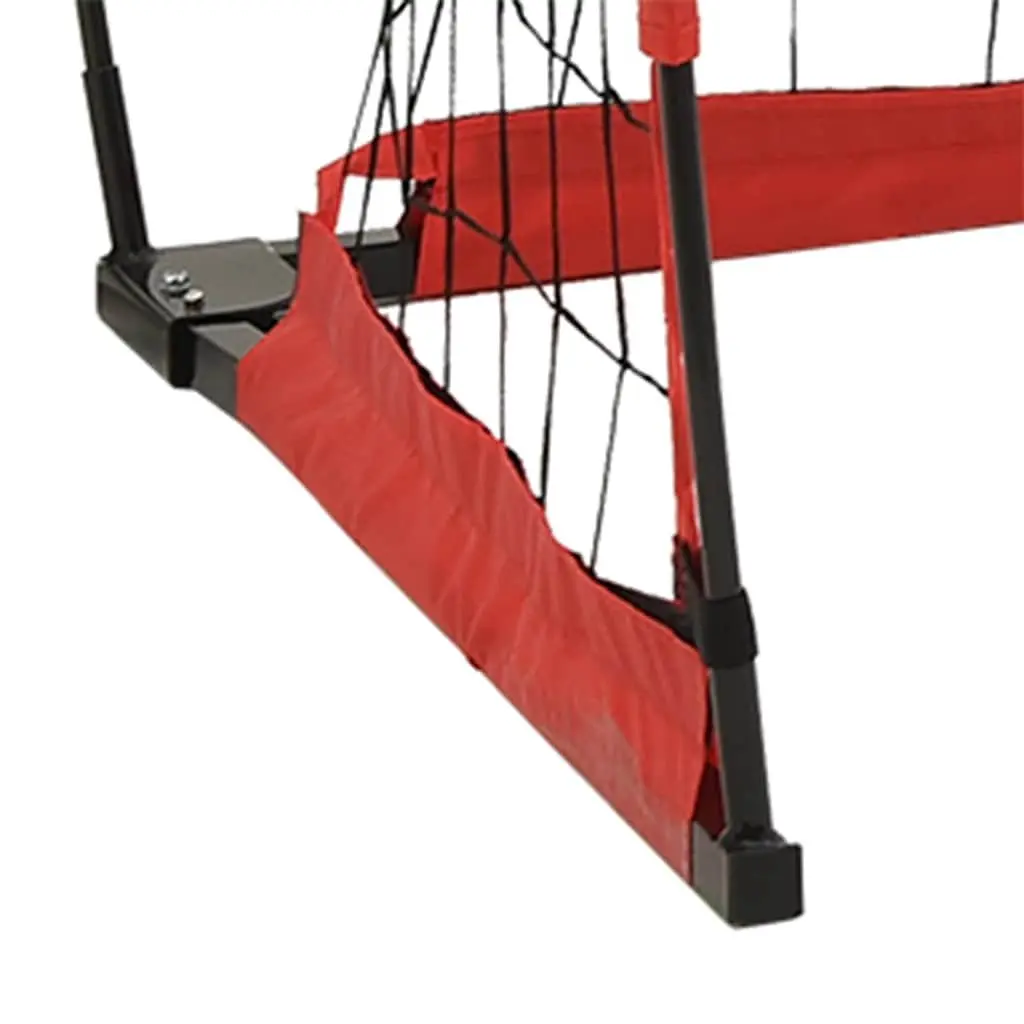 Portable Foldable Soccer Goal Football Training Net Black Backyard Practice