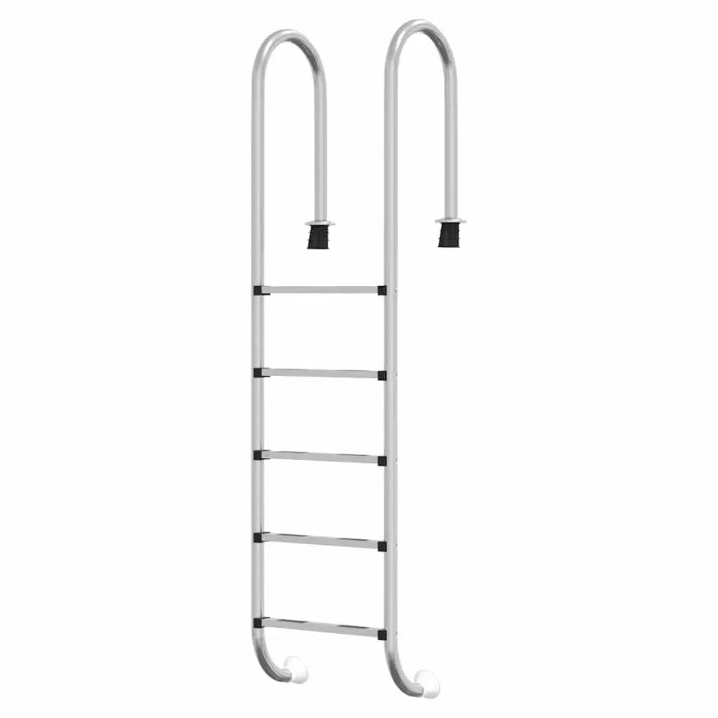 Pool Ladder Stainless Steel Non-Slip 54x38x211cm Swimming Steps
