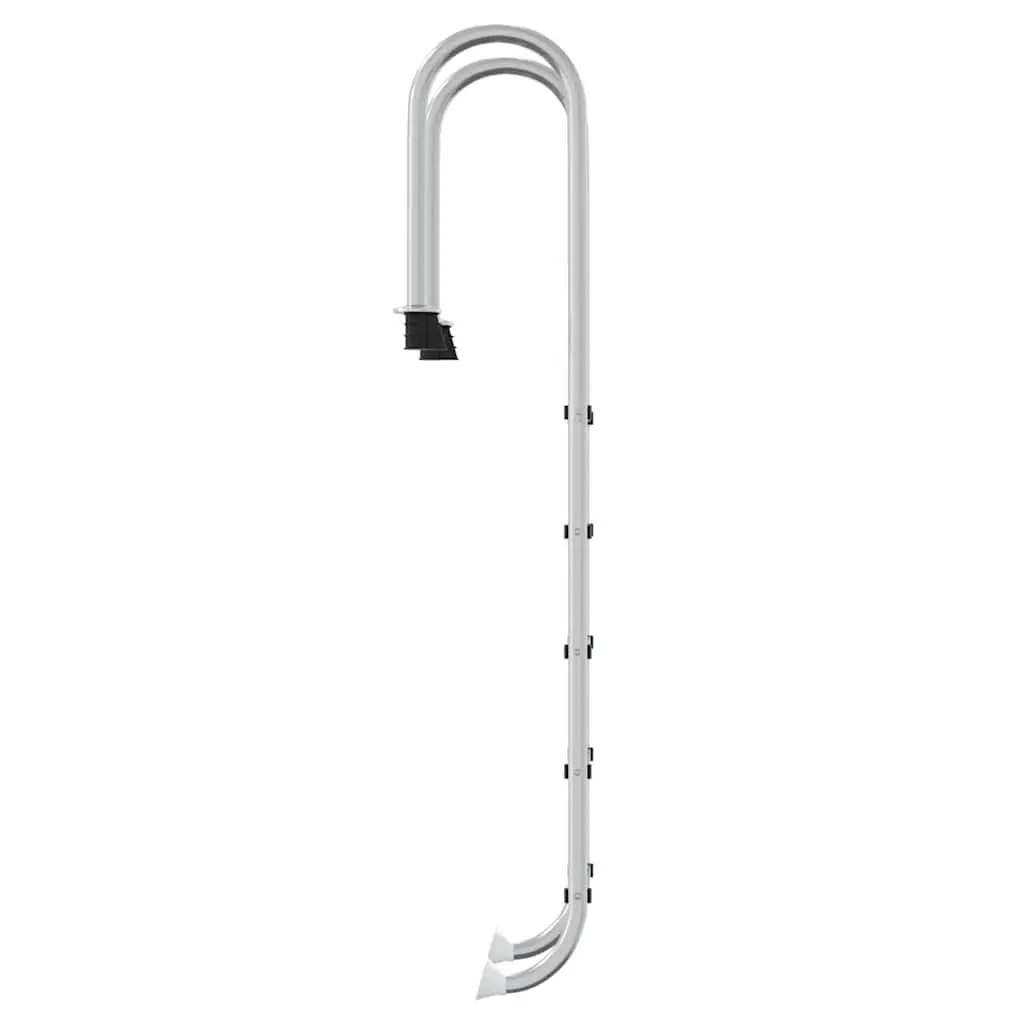 Pool Ladder Stainless Steel Non-Slip 54x38x211cm Swimming Steps