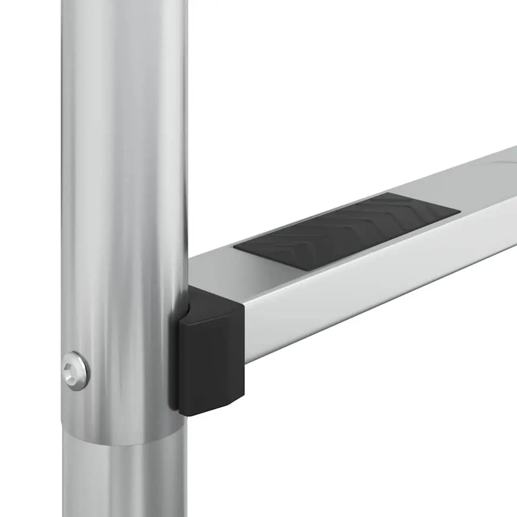 Pool Ladder Non-Slip Stainless Steel Curved Handrail 54x38x158cm
