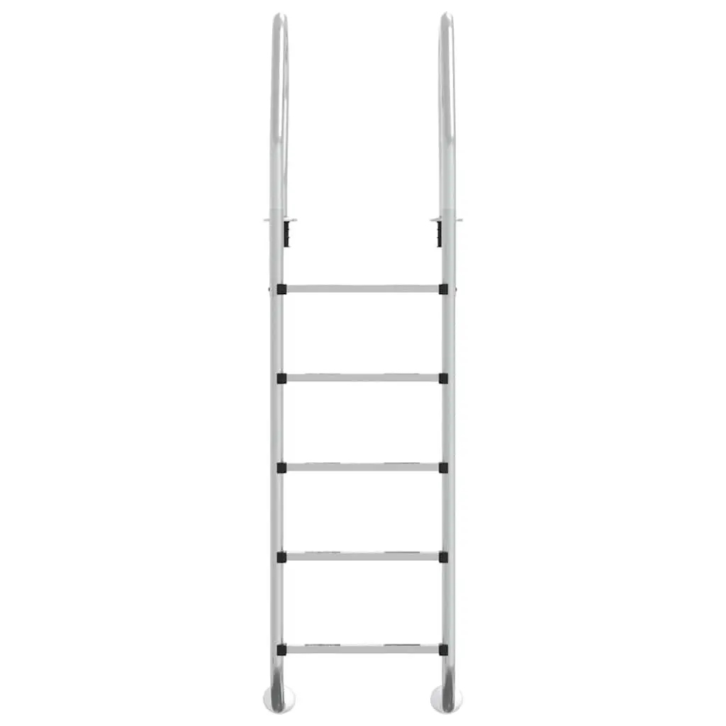 Pool Ladder 54x38x211 cm Stainless Steel Swimming Non-Slip Step Handrail