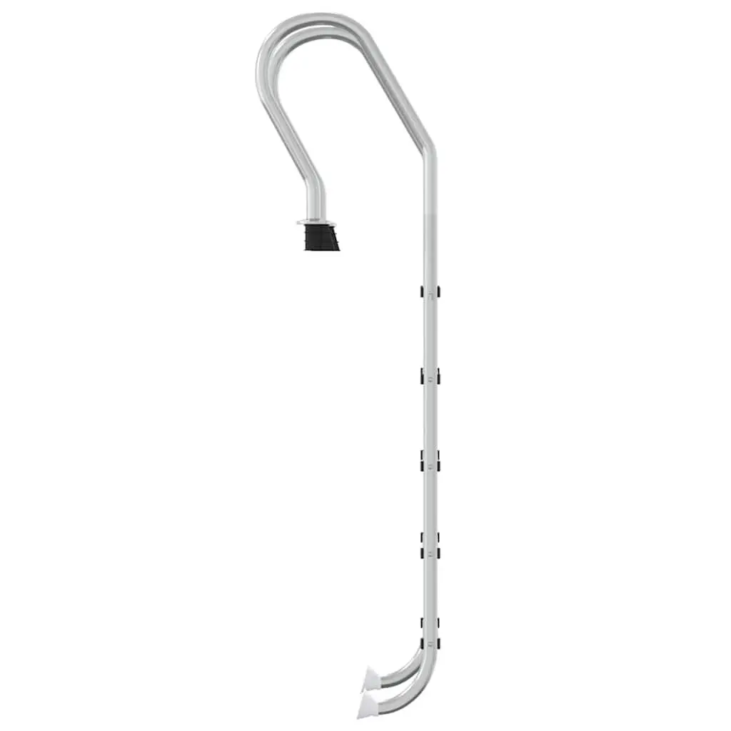 Pool Ladder 54x38x211 cm Stainless Steel Swimming Non-Slip Step Handrail