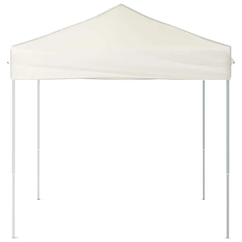 Folding Party Tent Cream 2x2m Outdoor Pavilion Garden Canopy Shelter
