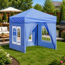 Your Ideal Outdoor Companion: Blue Folding Party Tent 2x2m