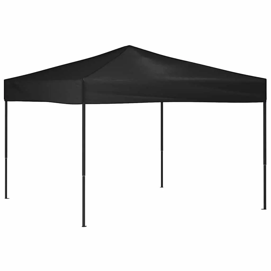 Folding Party Tent Outdoor Shelter Canopy Black 3x3m