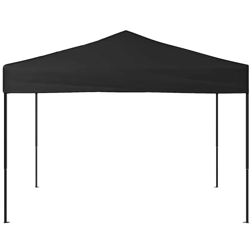 Folding Party Tent Outdoor Shelter Canopy Black 3x3m