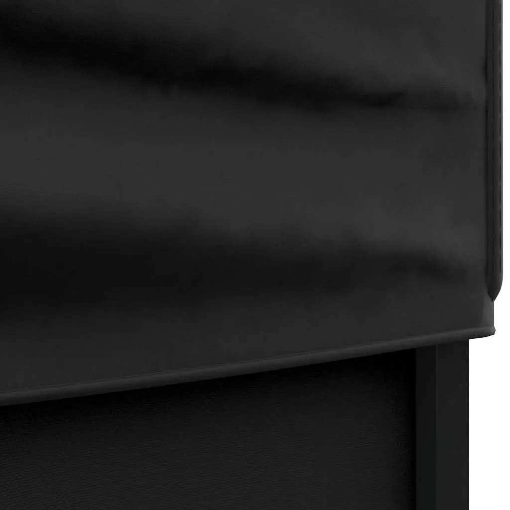 Folding Party Tent with Sidewalls Black 3x3m Portable Outdoor Gazebo Canopy