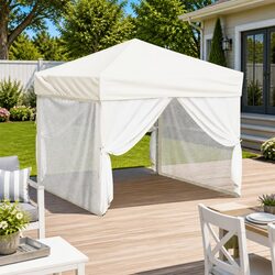 Friendly Cream Party Tent 3x3m with Sidewalls