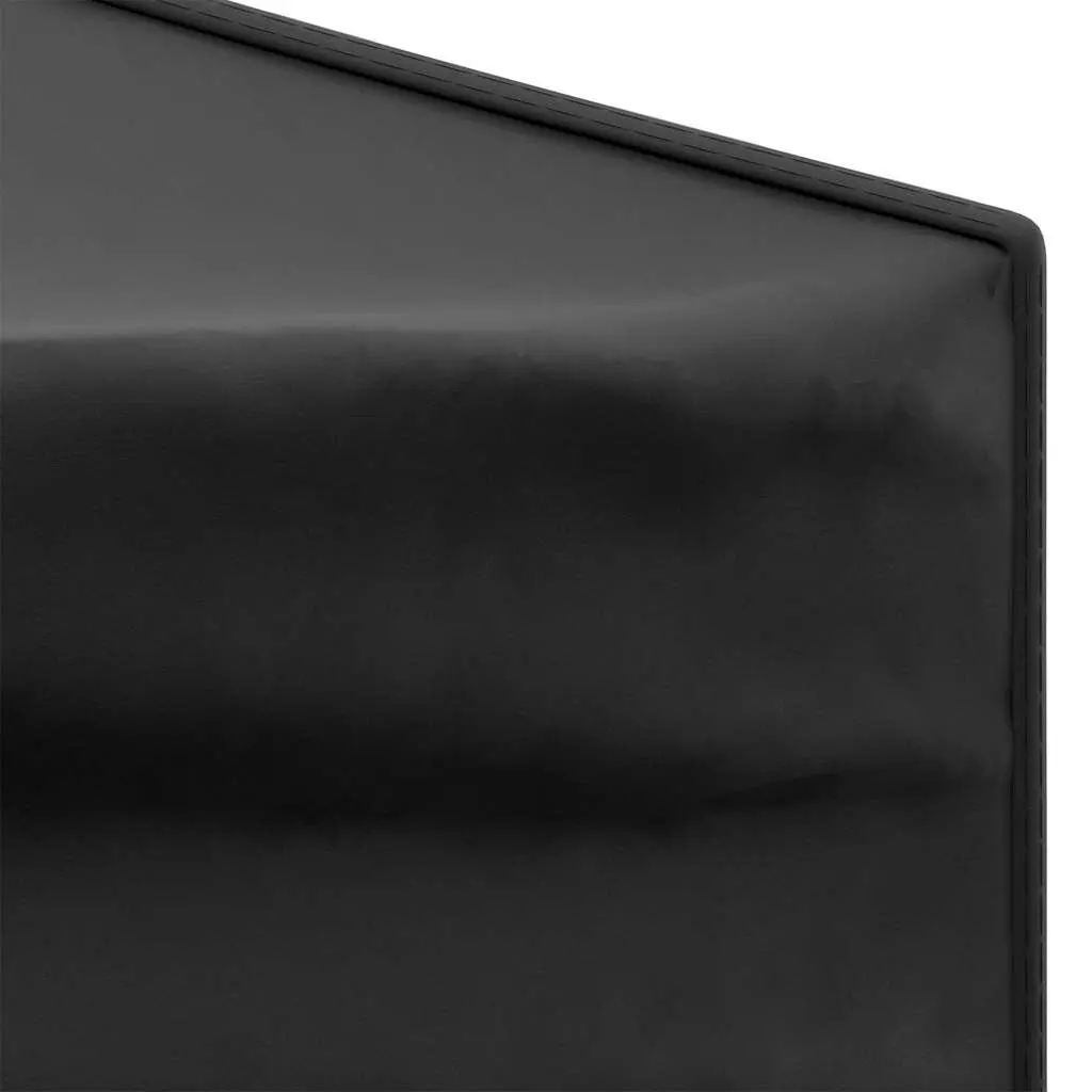 Folding Party Tent Portable 3x3m Outdoor Canopy Gazebo Black with Sidewalls