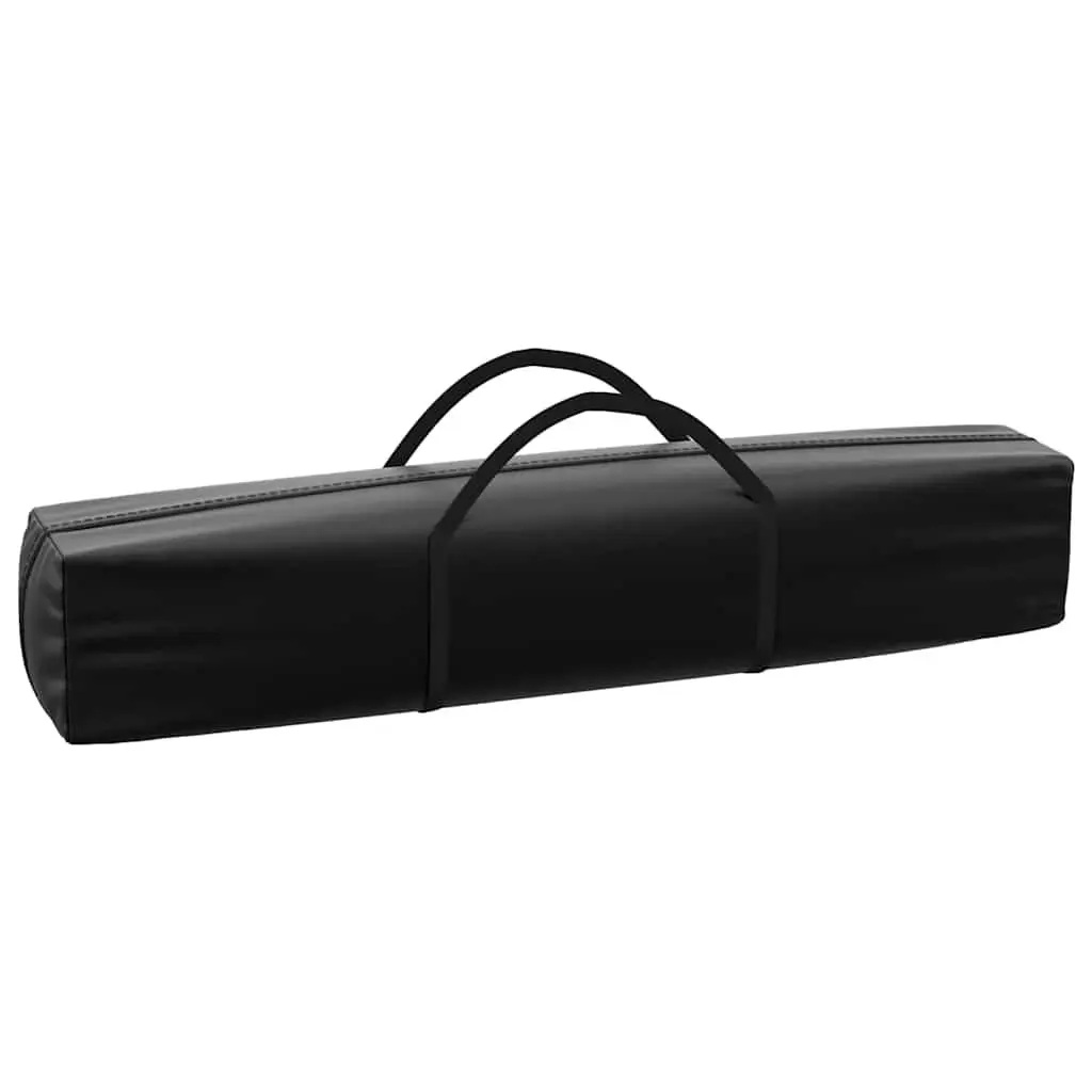 Folding Party Tent Portable 3x3m Outdoor Canopy Gazebo Black with Sidewalls