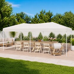 User-Friendly Folding Party Tent White 3x6m Pavilion