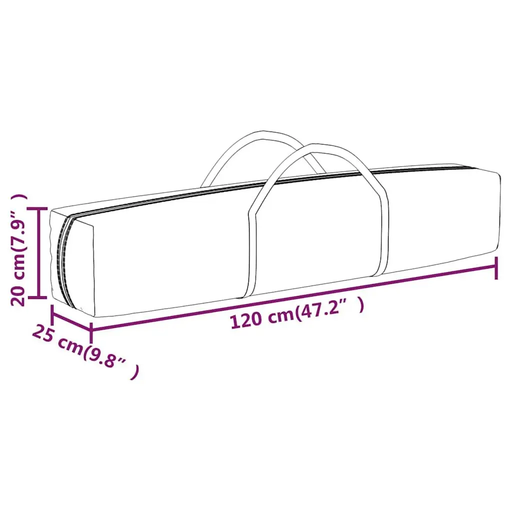 Folding Gazebo White 3x6m Outdoor Party Canopy Pavilion