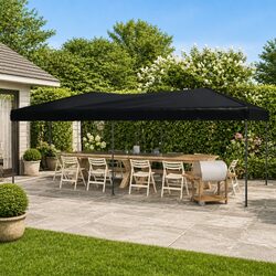 Your Friendly Outdoor Shelter: Black Folding Party Tent