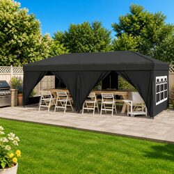 Friendly Folding Party Tent 3x6 m with Sidewalls
