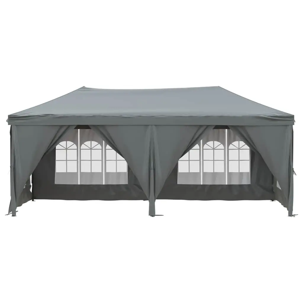 Folding Party Tent with Sidewalls Anthracite 3x6 m Outdoor Canopy
