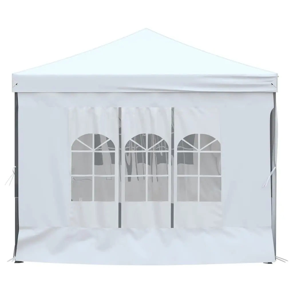 Folding Party Tent with Sidewalls White 3x6m Outdoor Canopy