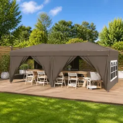 Your Perfect Outdoor Tent: Folding 3x6m in Taupe