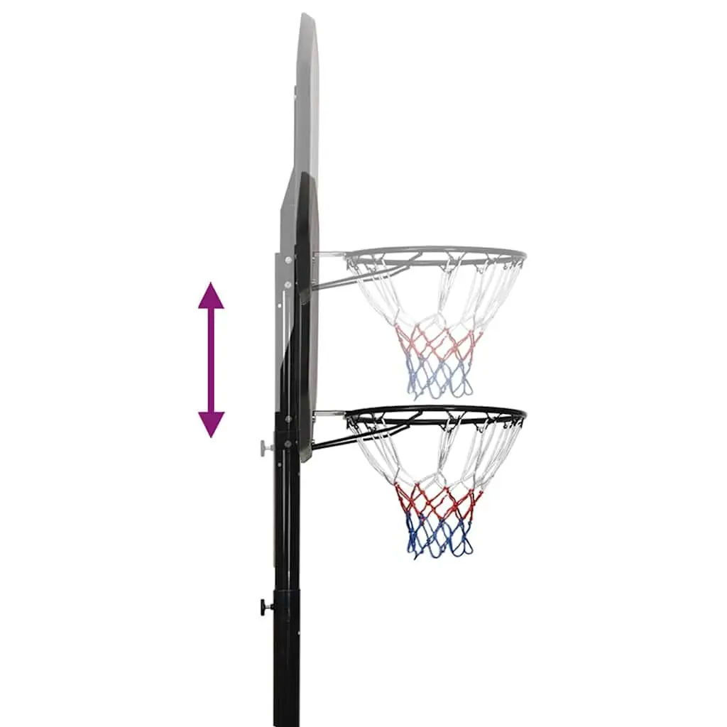 Basketball Hoop Adjustable Height 258-363 cm Portable Indoor Outdoor