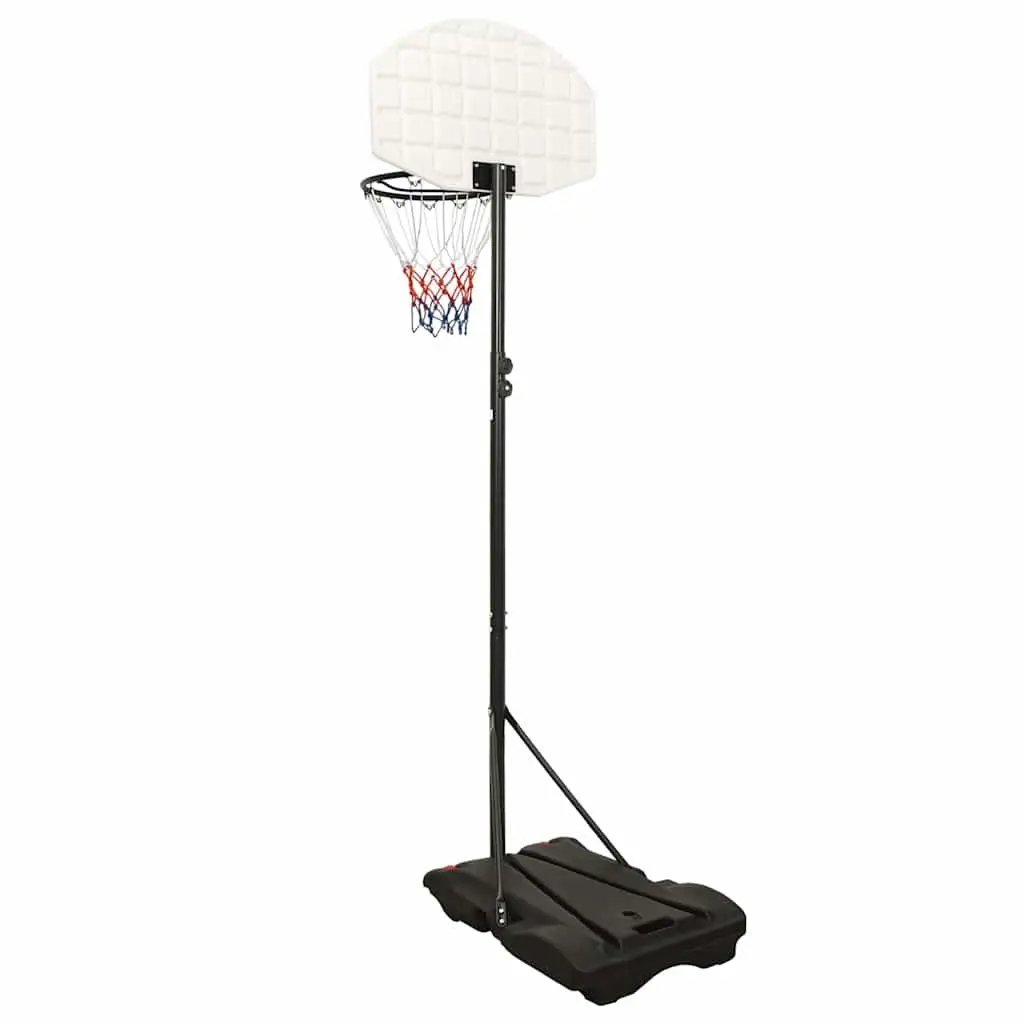 Adjustable Basketball Stand Portable Hoop Height 216-250cm White