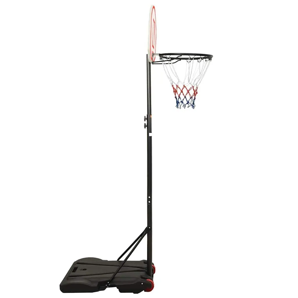 Adjustable Basketball Stand Portable Hoop Height 216-250cm White