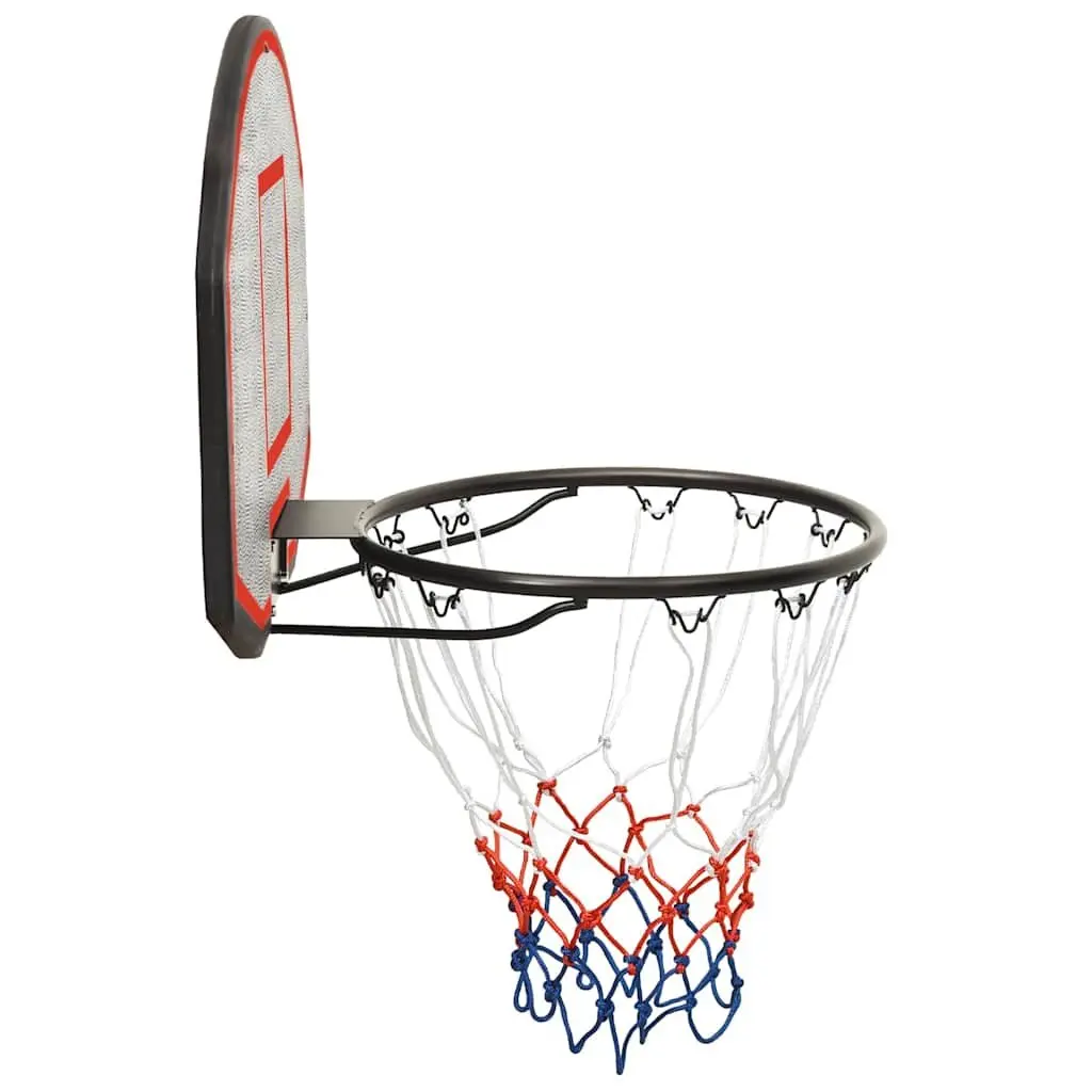 Basketball Backboard Wall-Mounted Black 71x45cm Indoor Outdoor Practice
