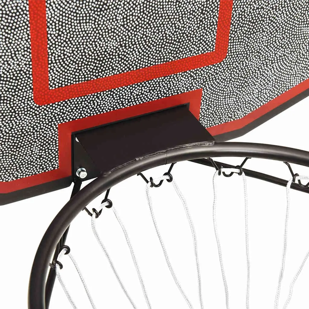 Basketball Backboard Wall-Mounted Black 71x45cm Indoor Outdoor Practice