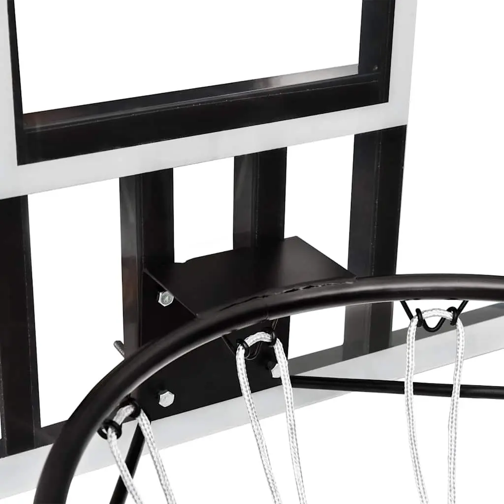 Polycarbonate Basketball Backboard Transparent 90x60cm Wall-Mounted
