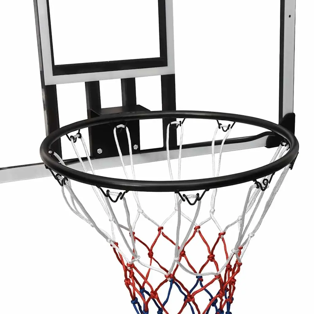 Polycarbonate Basketball Backboard Transparent 90x60cm Wall-Mounted