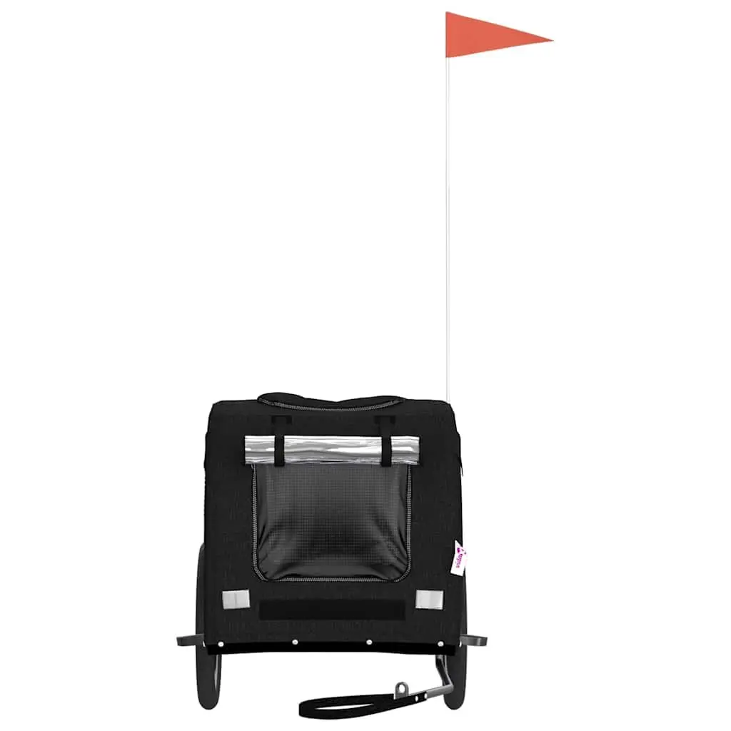Pet Bike Trailer Oxford Fabric Iron Frame Small Dogs Cargo Bicycle Attachment