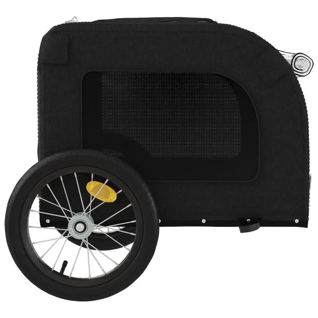 Pet Bike Trailer Oxford Fabric Iron Frame Small Dogs Cargo Bicycle Attachment