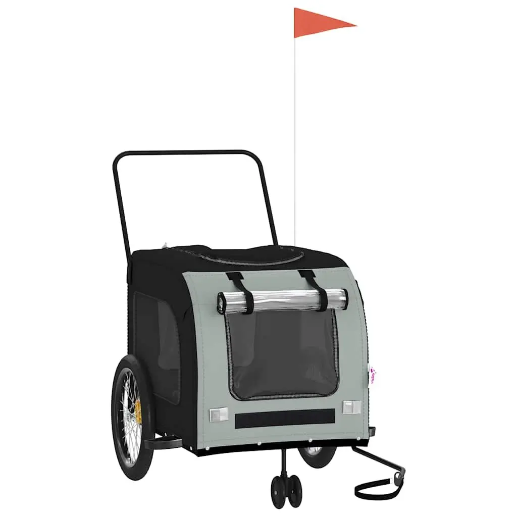 Pet Bike Trailer Bicycle Cargo Carrier Dog Cat Stroller Tow Behind Attachment