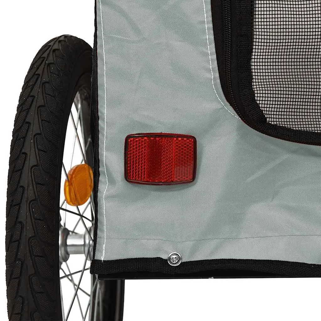 Pet Bike Trailer Bicycle Cargo Carrier Dog Cat Stroller Tow Behind Attachment