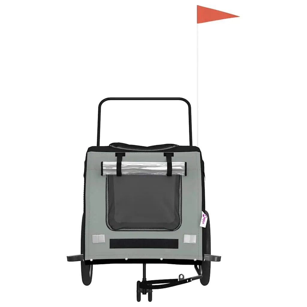 Pet Bike Trailer Bicycle Cargo Carrier Dog Cat Stroller Tow Behind Attachment