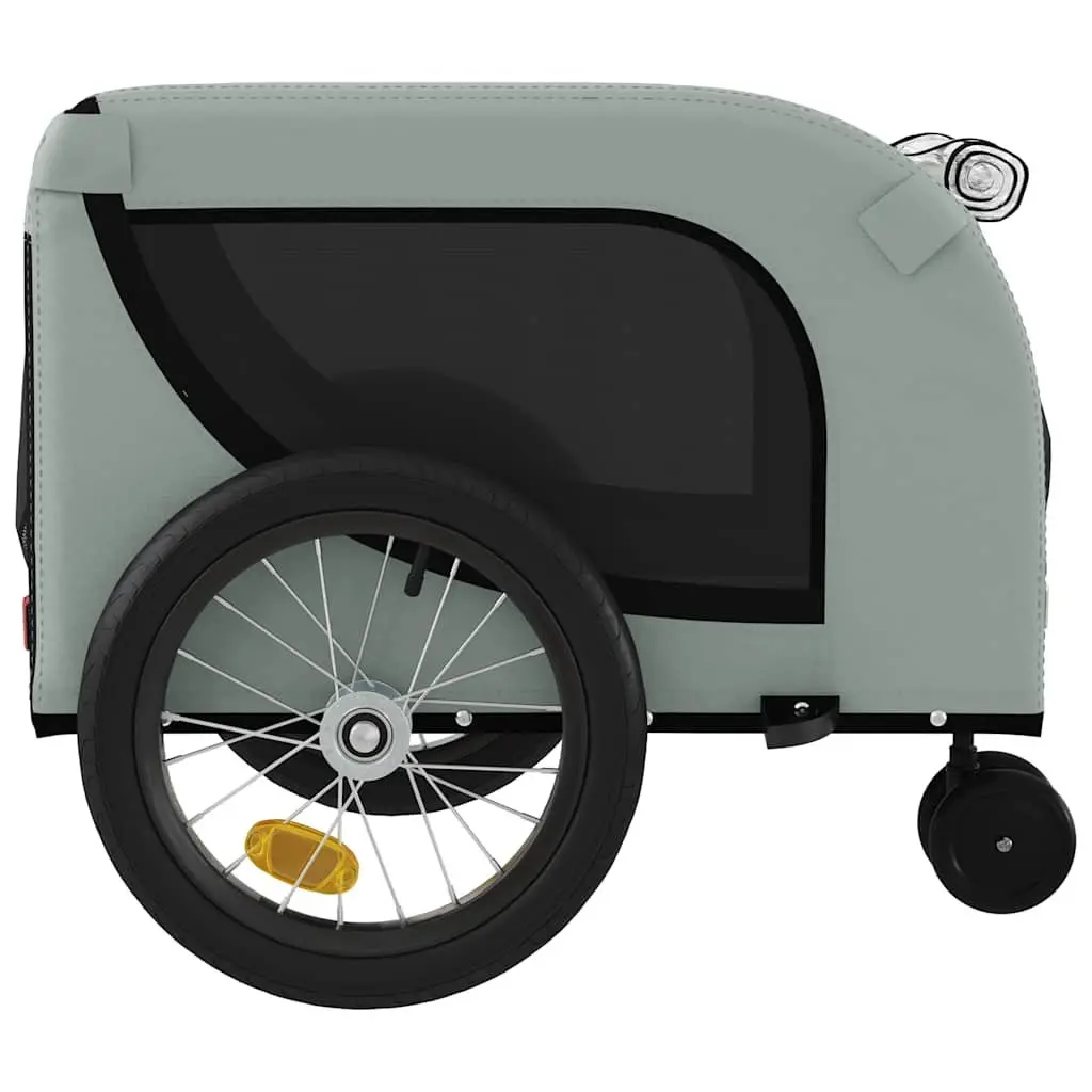 Pet Bike Trailer Oxford Fabric Iron Frame for Small Dogs Cats