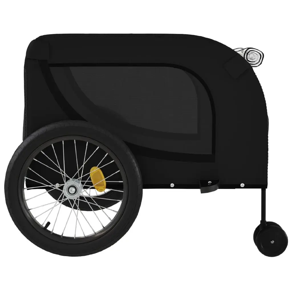 Pet Bike Trailer Black Carrier Cycle Attachment Small Dogs Pets Outdoor Travel