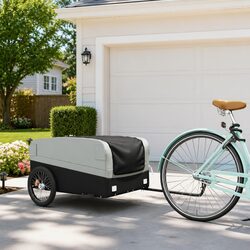 Your New Grey Bike Trailer for All Your Cargo Needs
