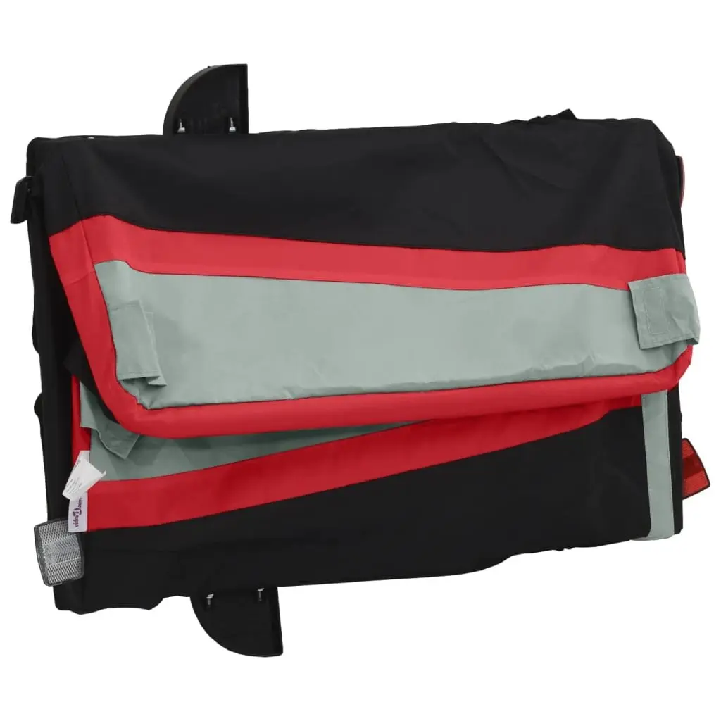 Bike Trailer Heavy Duty Iron Red 45kg Load Capacity