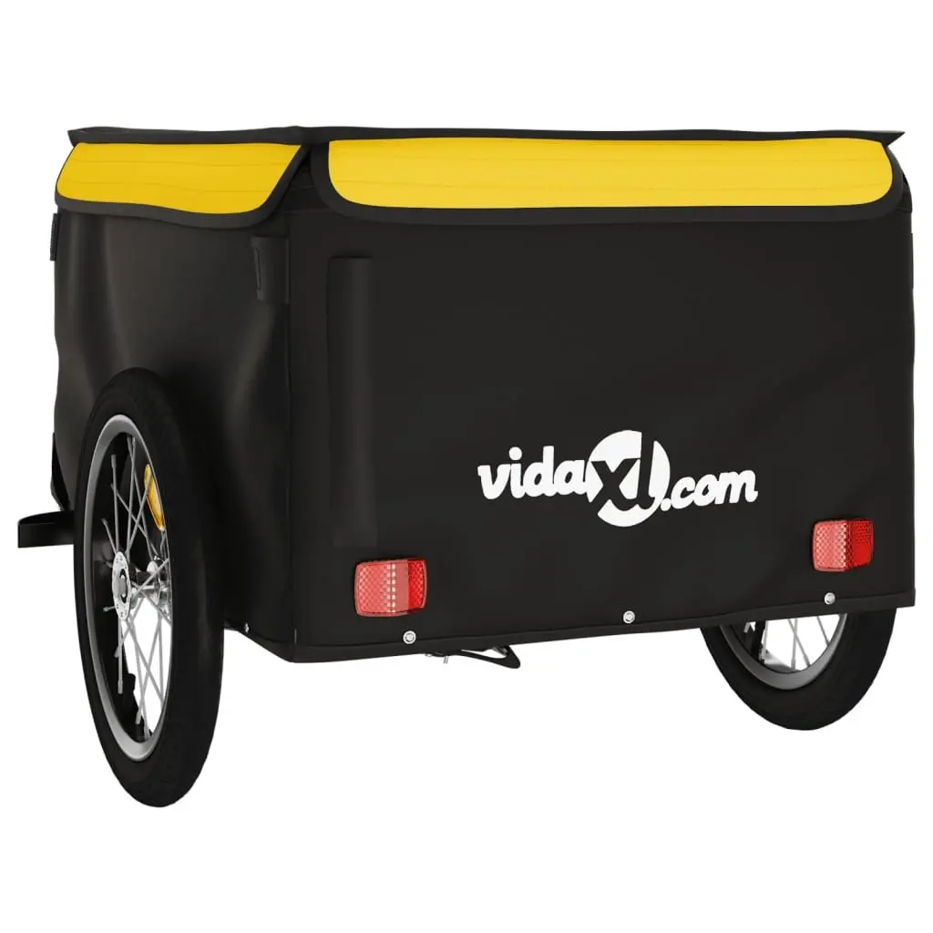 Bike Trailer Heavy Duty Iron Cart 45kg Load Capacity