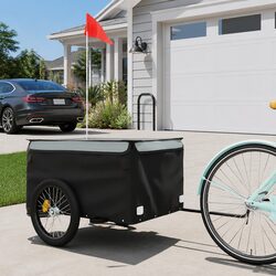 Efficient 45kg Capacity Bike Trailer for Heavy Goods