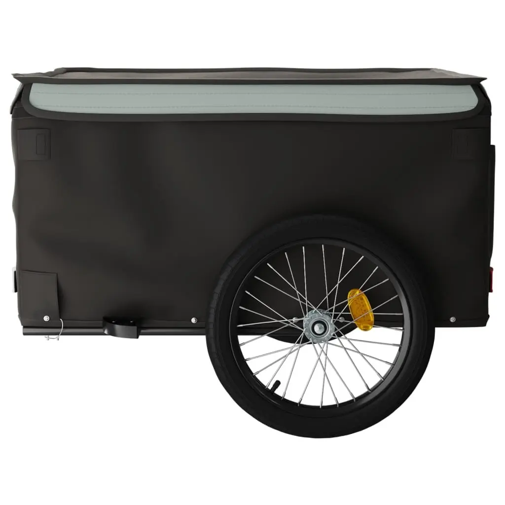 Bike Trailer Heavy Duty Iron Cargo Cart 45kg Load Capacity