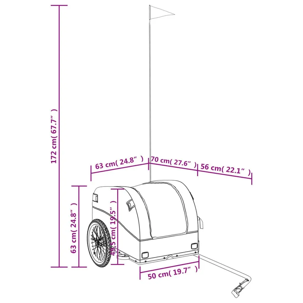 Bike Trailer for Heavy Goods