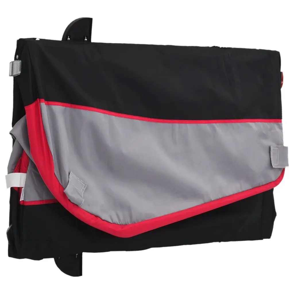 Bicycle Cargo Trailer Heavy Duty Iron 45kg Red