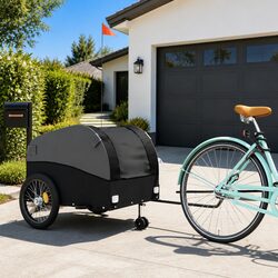 Your Essential Black Bike Trailer for Cargo Hauling