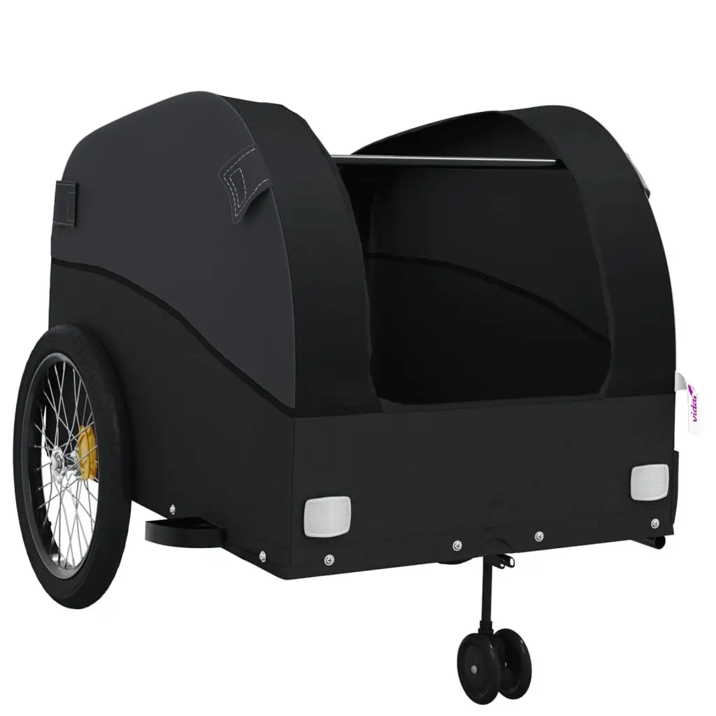 Black Bike Trailer for Cargo Hauling